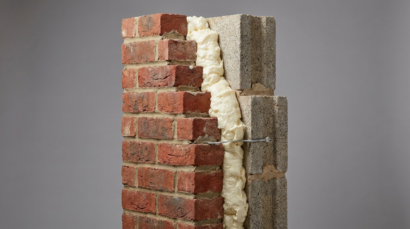 Cavity wall insulation