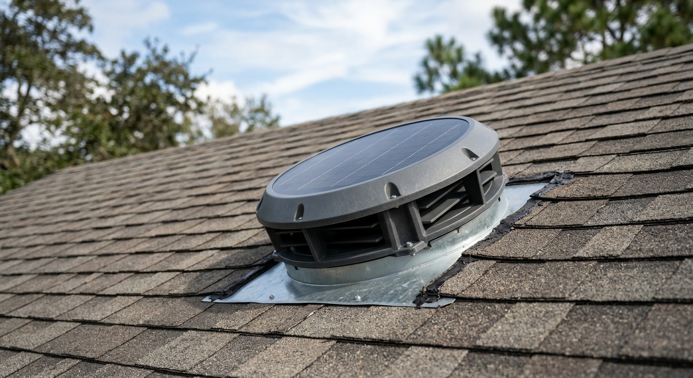 Attic fan installation